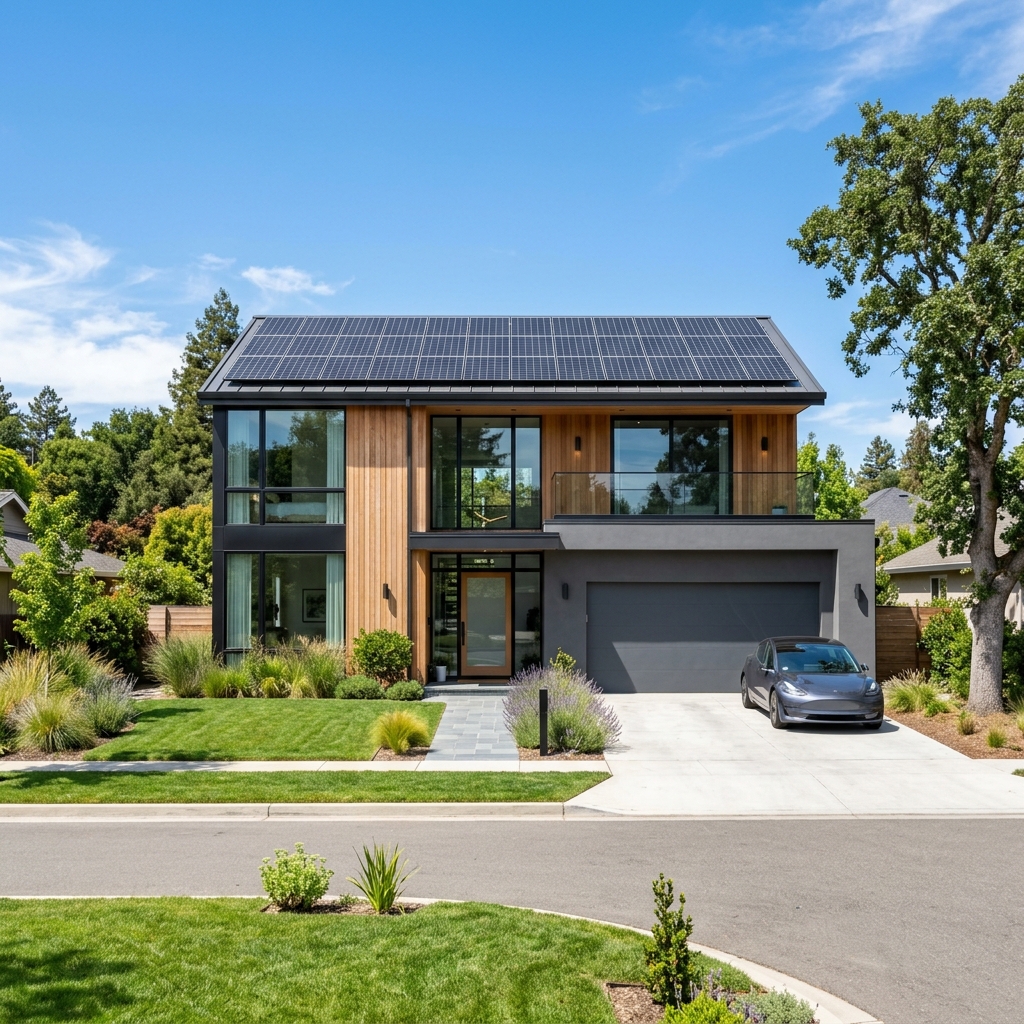 Modernes energieeffizientes Haus